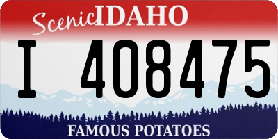 ID license plate I408475