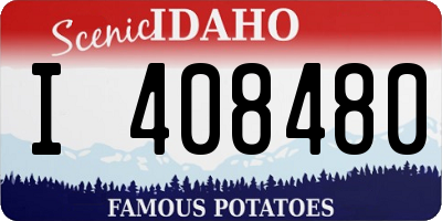 ID license plate I408480