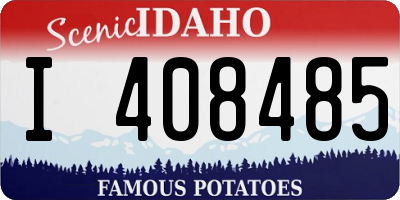 ID license plate I408485