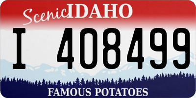 ID license plate I408499