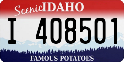 ID license plate I408501