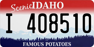 ID license plate I408510
