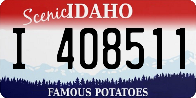 ID license plate I408511