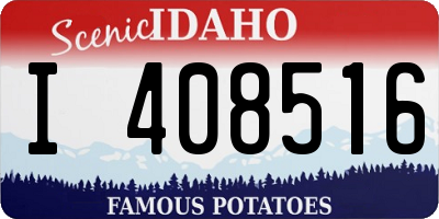 ID license plate I408516
