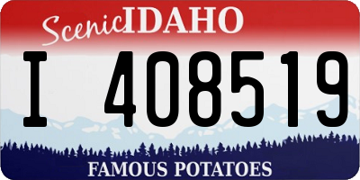 ID license plate I408519