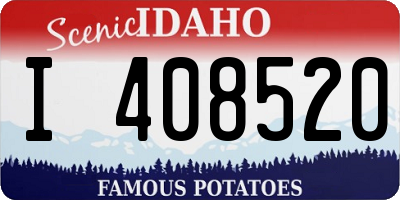 ID license plate I408520