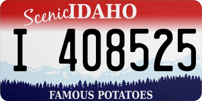 ID license plate I408525