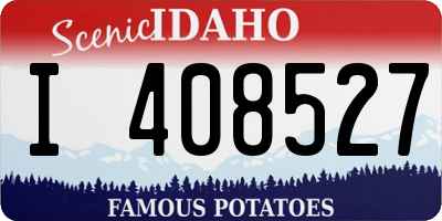 ID license plate I408527