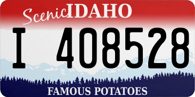 ID license plate I408528
