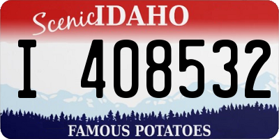 ID license plate I408532