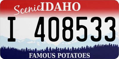 ID license plate I408533