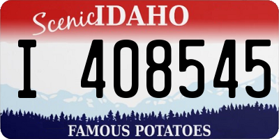 ID license plate I408545