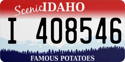 ID license plate I408546