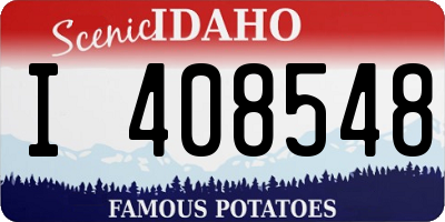ID license plate I408548