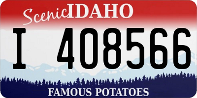 ID license plate I408566