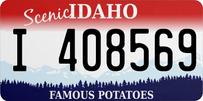 ID license plate I408569