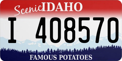 ID license plate I408570