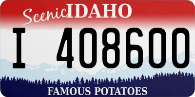 ID license plate I408600