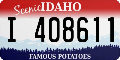 ID license plate I408611
