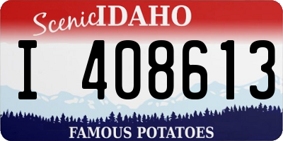 ID license plate I408613