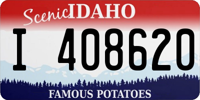 ID license plate I408620