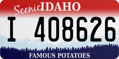 ID license plate I408626