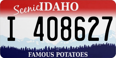 ID license plate I408627