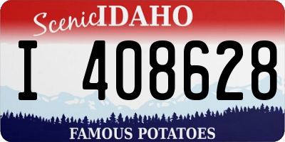 ID license plate I408628