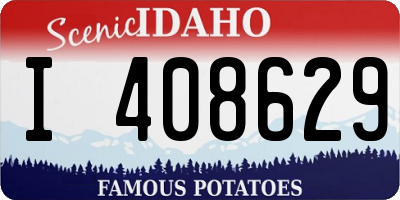 ID license plate I408629