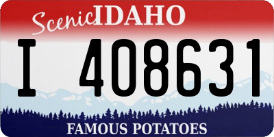ID license plate I408631