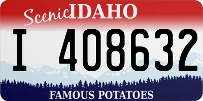 ID license plate I408632