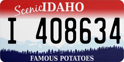 ID license plate I408634