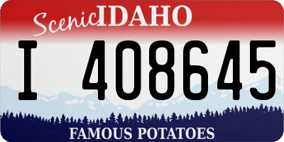 ID license plate I408645