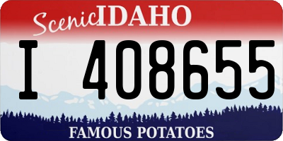 ID license plate I408655