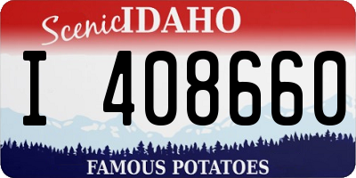 ID license plate I408660