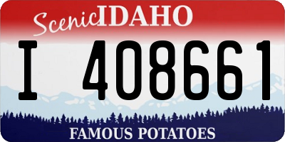 ID license plate I408661