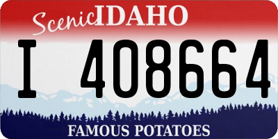 ID license plate I408664