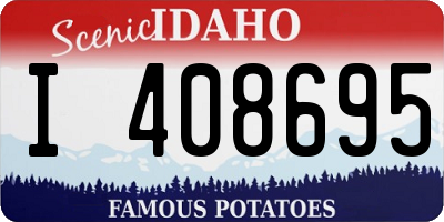 ID license plate I408695