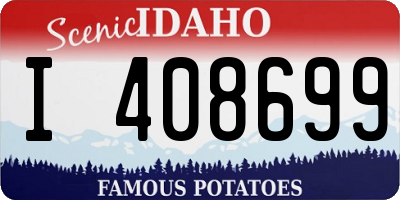 ID license plate I408699