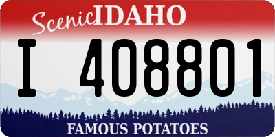 ID license plate I408801