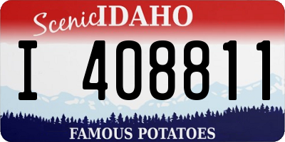 ID license plate I408811