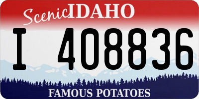 ID license plate I408836