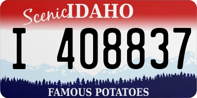 ID license plate I408837