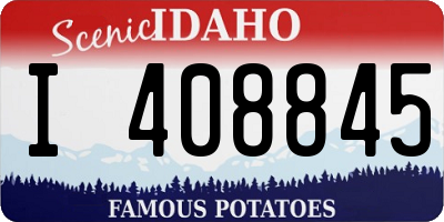 ID license plate I408845