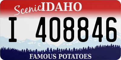 ID license plate I408846