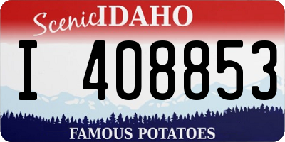 ID license plate I408853