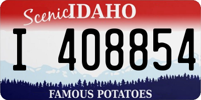ID license plate I408854