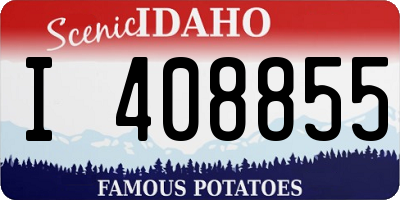 ID license plate I408855