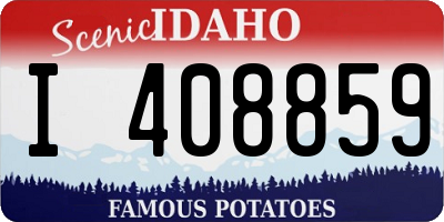 ID license plate I408859
