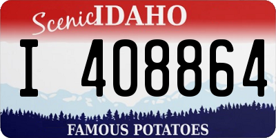 ID license plate I408864